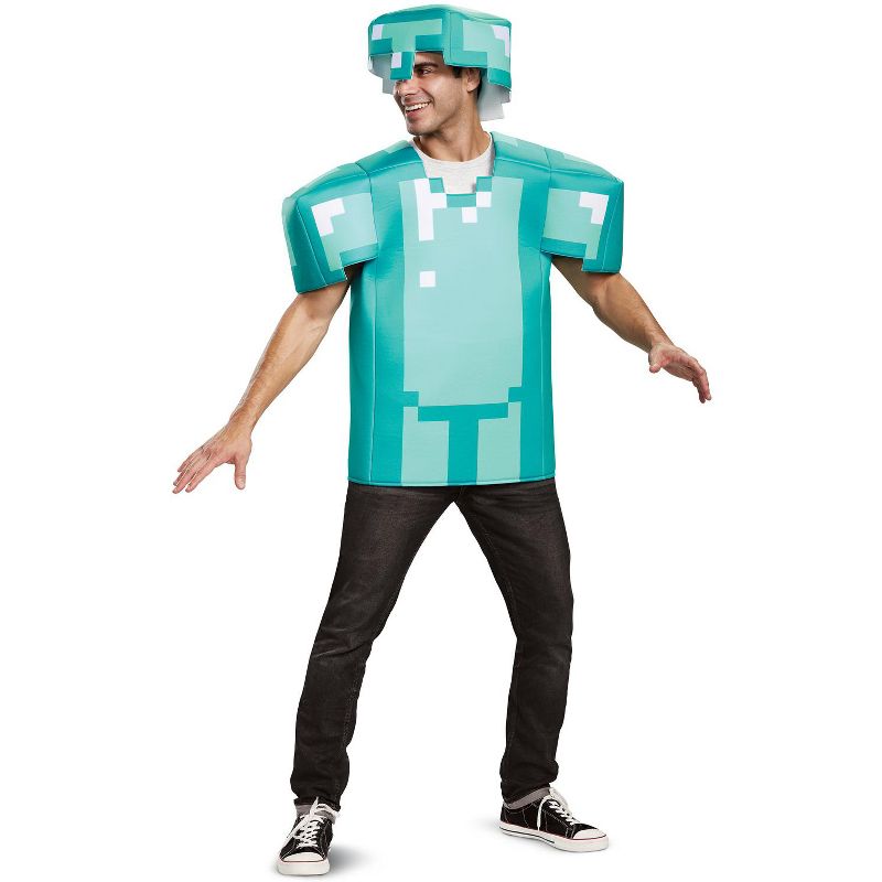 Minecraft Armor Classic Adult Costume, One Size, 2 of 3