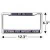 Fresno State School Logo Full Size Standard License Plate Metal Frame - 4 of 4