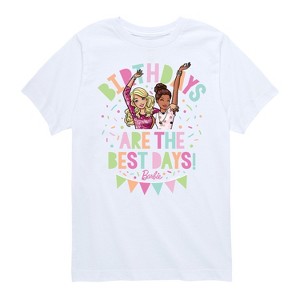 Boys' - Barbie - Birthdays Are The Best Days Short Sleeve Graphic T-Shirt - 1 of 3