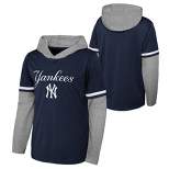 Mlb New York Yankees Girls' Crew Neck T-shirt - L : Target