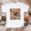 The Juniper Shop Gobble Turkey Toddler Short Sleeve Tee - 2 of 3