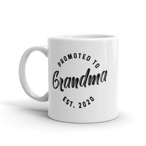 Crazy Dog T-Shirts Promoted To Grandma 2020 Coffee Mug Funny Grandmother Ceramic Cup-11oz - 1 of 4