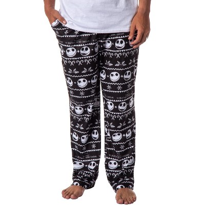 Men's Jurassic Park Jack Skellington Lounge Pajama Pants - Black : Target