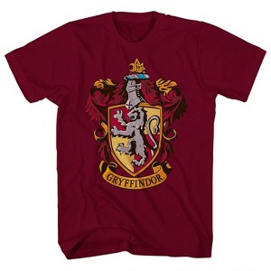 Boys Harry Potter Hogwarts T-Shirt - Hogwarts Gryffindor Hufflepuff Ravenclaw Slytherin Wizardry Shirt - 1 of 4