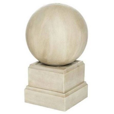 28" Outdoor Catania Fountain White Stone - Bernini