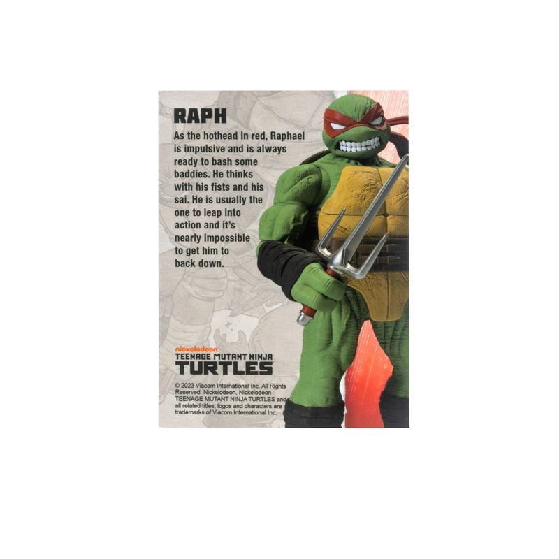 The Loyal Subjects TMNT Raphael with Motorcycle Deluxe Box, 4 of 11