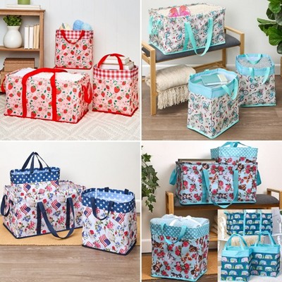 The Lakeside Collection Everyday Storage Bin Set 3 Pc. - Camper