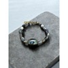 Michelle Marie's Boutiques Gray Labradorite Gemstone Bracelet- Woman's Iridescent Stone Jewelry - 4 of 4