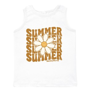 The Juniper Shop SmileyWorld Summer Wave Stacked Toddler Tank - 1 of 4