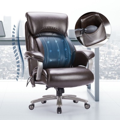 COLAMY Executive Big and Tall 500lbs PU Leather Office Chair