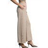 Women's Ribbed Knit Wide Leg Pants - umgee - 3 of 3