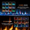Acekool 80 Inch Smart Electric Fireplace, Wall Mounted or Recessed, Dual Heat 750/1500W, Remote, Adjustable Flame, Timer, Touch Thermostat - 3 of 4