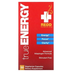 Redd Remedies TrueEnergy, 50 Vegetarian Capsules - 1 of 4