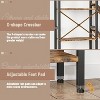 TackView 5 Tier Shelf Bookshelf, Display Book Shelf, Wide Bookcase, Rustic Wooden Shelving Unit, for Bedroom, Living Room, Office - 4 of 4