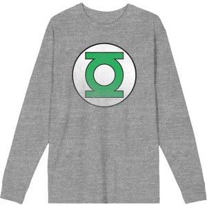 Green Lantern Logo Adult Long Sleeve Tee - 1 of 2