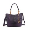 MKF Collection Miriam Handbag Signature Women Vegan Leather Tote by Mia K - 2 of 4