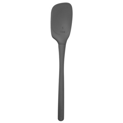 Tovolo Flex-Core All Silicone Deep Spoon Charcoal