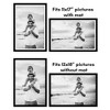Americanflat 5 Pack of Picture Frames with Mat - Plexiglass Cover - 4 of 4