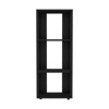 SEVOBAL Decorative Bookshelf Bookshelf with Open Storage Bookcase Modern Sleek Stylish Design for Living Room, Black, 15.7"*9.9"*39.4" - 4 of 4