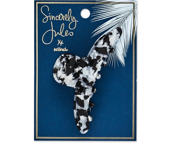 Sincerely Jules by Sc&#252;nci Blue Tort Skinny Jaw Clip  - 9cm