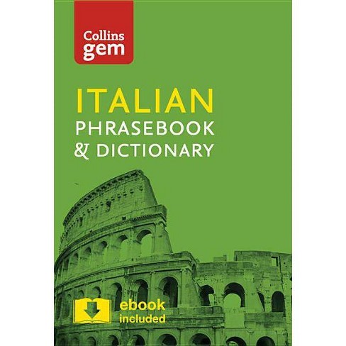 Collins Gem Italian Phrasebook Dictionary 4 Edition Paperback - 