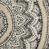 Design Imports Medallion Textured Fringe - Black - 2 X 3 Ft - 3 of 4