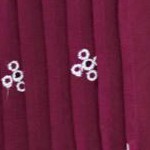 deep claret eyelet embroidery