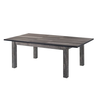 Grayson 5-Piece Gray Oak Dining Set with Padded Seats