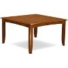HomeStock Gathering Dining Square 54" Table with 18" Butterfly Leaf - 4 of 4