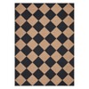 Washable Easy Jute Area Rugs for Living Room Bedroom Modern Geometric Checkered Indoor Outdoor Rug - 4 of 4