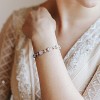 Wedding Teardrop Bracelet for Brides with Crystal Cubic Zirconia, Adjustable Length for Prom and Special Occasions - 4 of 4