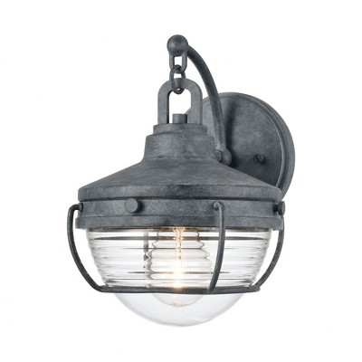 Elk Home Eastport 1 - Light Wall Light in  Aged Zinc