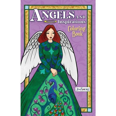 Jim Shore Angels And Inspirations Coloring Book - (coloring Books