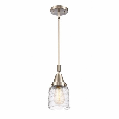 Bell - 1 Light Stem Hung Mini Pendant In Industrial Style-11.13 Inches Tall and 5 Inches Wide