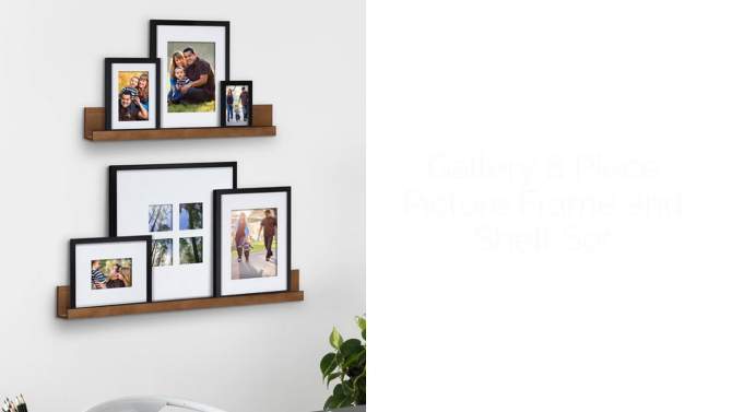 8pc Gallery Frame Box Set Rustic Brown - Kate &#38; Laurel All Things Decor, 2 of 10, play video