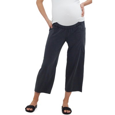 Smocked Waist Wide Leg Maternity Pants - Isabel Maternity By Ingrid & Isabel™  Taupe : Target