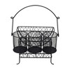 Mikasa Gourmet Basics Farmer's Market Picnic Caddy - Expandable Flatware Organizer - Iron Wire Frame with Compartments - Portable Drawer Organizer - 2 of 4