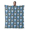 Adventure Time Silk Touch Faux Shearling Throw Blanket 50x60 Inches - 2 of 4