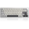 YUNZII AL66 Mechanical Keyboard(Milk Switch, Silver), Gaming Mouse Pad(35.4'' x 15.7'', Black Topographic) - 2 of 4