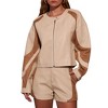 VICI Womens Ledger Faux Leather Moto Jacket - 2 of 4