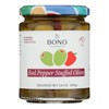 Bono Red Pepper Stuffed Olives - Case of 6/5.6 oz - 2 of 4