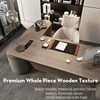 SAINTCY Executive L-Shaped Desk with File Cabinet - 2 of 4