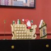 FURNIinspire Decorative Holiday Scene Props Reusable Wood Christmas Calendar Holiday Decoration with Countdown Drawers, Brown, 8.9"*3.1"*14.2" - 4 of 4