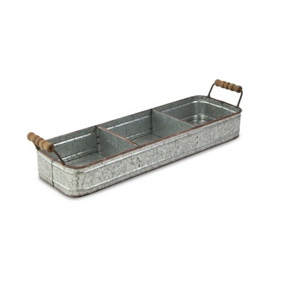 Cheung's Gondula 3 Slot Galvanized Caddy
