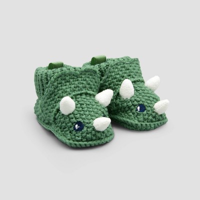 boys green slippers