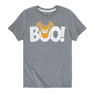 Boys' - Garfield - Boo Short Sleeve Graphic T-Shirt - 1 of 4