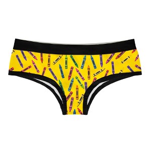 Womens I Don't Have The Time Or The Crayons To Explain This Panties Sarcastic Novelty Underwear For Ladies - Crazy Dog Hipster Underwear - 1 of 4