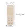 INSPIRE CHIC Women's Elastic Bra Hook Strap Extensions 3 Rows 2 Pcs - 3 of 4
