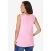 Woman Within Plus Size Petite Perfect Scoopneck Tank - 3 of 4