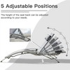 GlasFlength Patio Chaise Lounges Set of 2 Adjustable Backrest Removable Pillow for Outdoor Beach Pool Sunbathing Lawn, Gray, 70.08"*25.35"*33.66" - 4 of 4